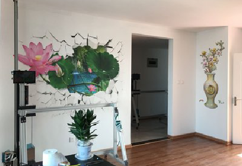 绥江墙体彩绘相比墙纸的优势。