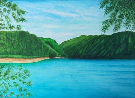 绥江在墙绘中，如何绘画绿水青山？