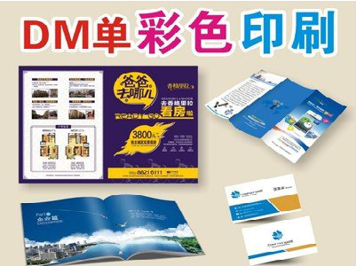 绥江单页印刷，色彩搭配简单。
