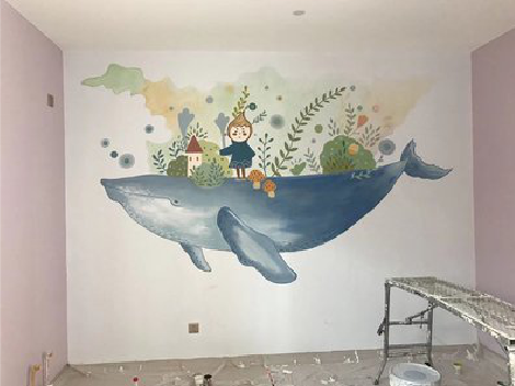 绥江手绘墙的特点及优势。